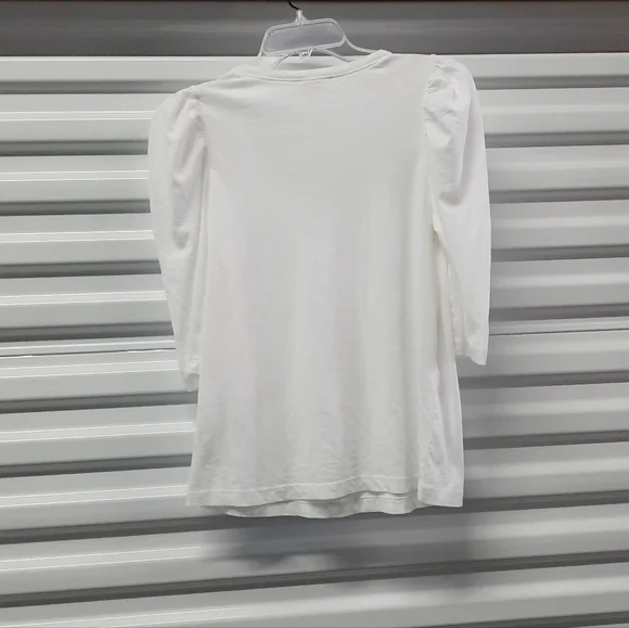 Treasure & Bond Women's Top Size XS Extra Small White Pullover Casual Blouse - Picture 2 of 6